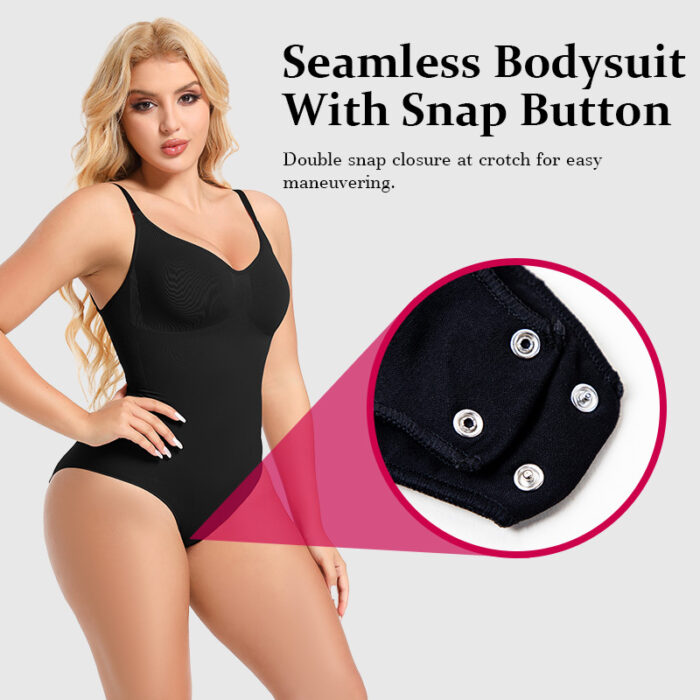Dropship Seamless Boyshorts Shapewear Slimming Fajas Bodysuit Plus Size Faha Sculpt Body Shaper For Women Seamless Shapewear - Image 2