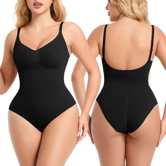 Dropship Seamless Boyshorts Shapewear Slimming Fajas Bodysuit Plus Size Faha Sculpt Body Shaper For Women Seamless Shapewear - Image 8