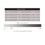 3 Pairs Plus Size Womens Sheer Tights 20D High Waist Control Top Pantyhose With Reinforced Toes - Image 7