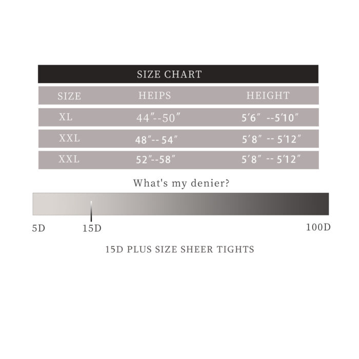 3 Pairs Plus Size Womens Sheer Tights 20D High Waist Control Top Pantyhose With Reinforced Toes - Image 7