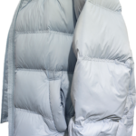 Light blue puffer jacket