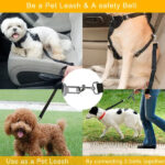 2Pcs Pet Dog Seat Belt Leash Adjustable Pet Dog Cat Safety Leads Harness - Image 8