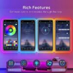 RGB Neon LED Strip Lights, 16.4Ft Led Neon Rope Lights With App Remote Control, Music Sync,Waterproof, Flexible DIY Lights Design For Bedroom, Living, Gaming Room, Party Decor - Image 4