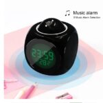 LED Projection Alarm Clock Digital LCD Display Voice Talking Weather Snooze USB - Image 3
