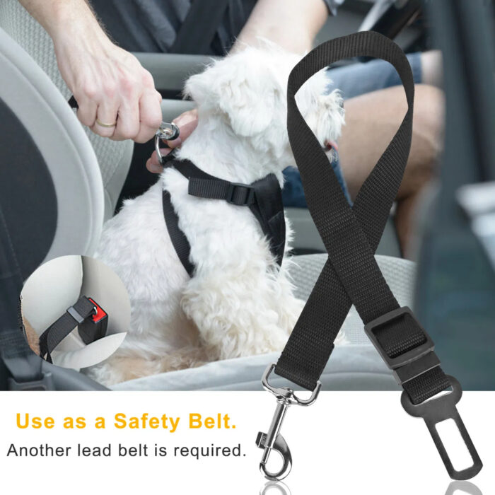 2Pcs Pet Dog Seat Belt Leash Adjustable Pet Dog Cat Safety Leads Harness - Image 10