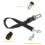 2Pcs Pet Dog Seat Belt Leash Adjustable Pet Dog Cat Safety Leads Harness - Image 3