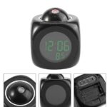LED Projection Alarm Clock Digital LCD Display Voice Talking Weather Snooze USB - Image 6