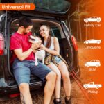 1Pc Dog Car Seat Cover Waterproof Scratchproof Pet Car Rear Protector Mat Pet Back Seat Cover With Dog Seat Belt For Car Truck SUV - Image 2